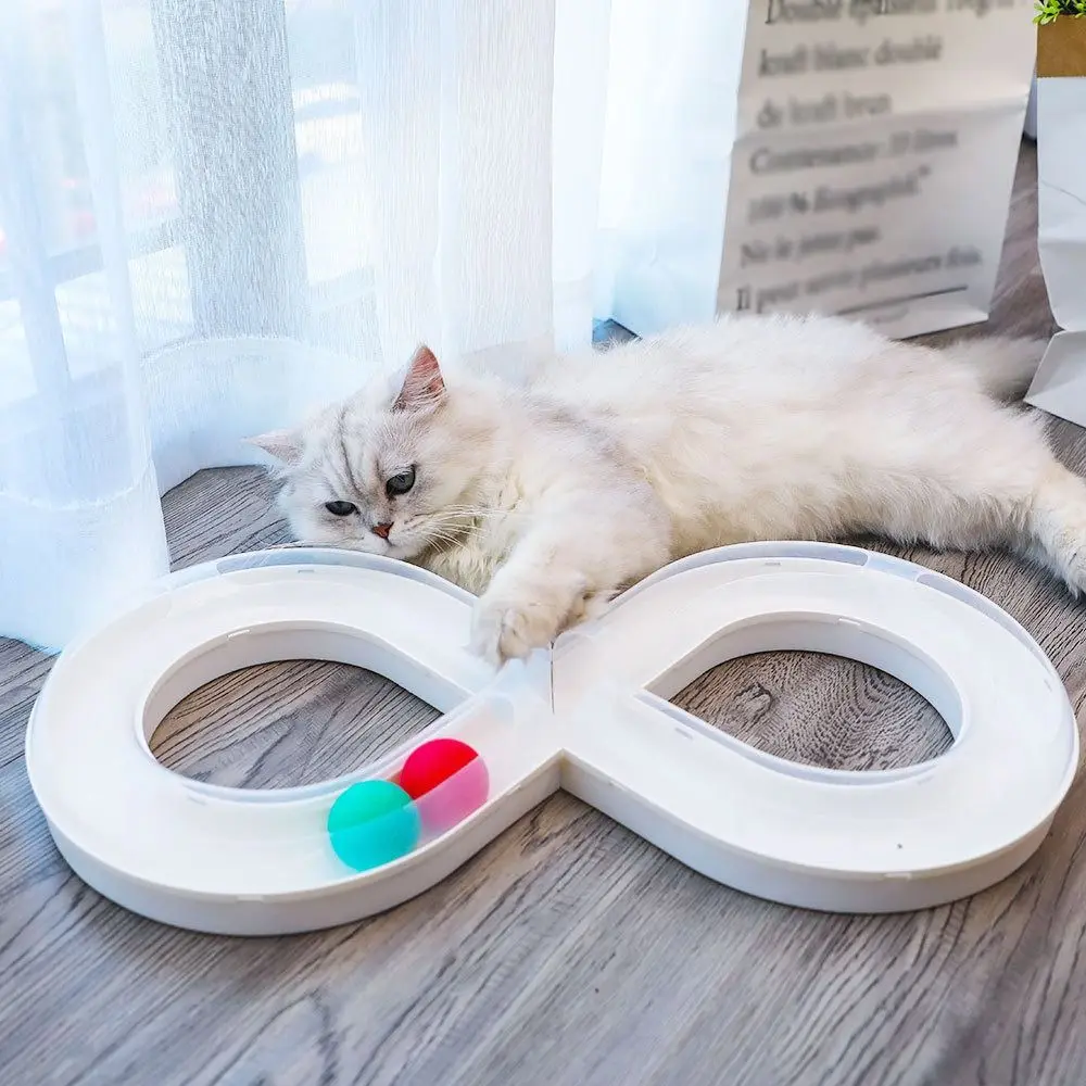 Cat Tunnel Funny Cat Fun Track 8 Shaped Tunnel Design Interactive Cat Durable Household Pet 1005010707592574