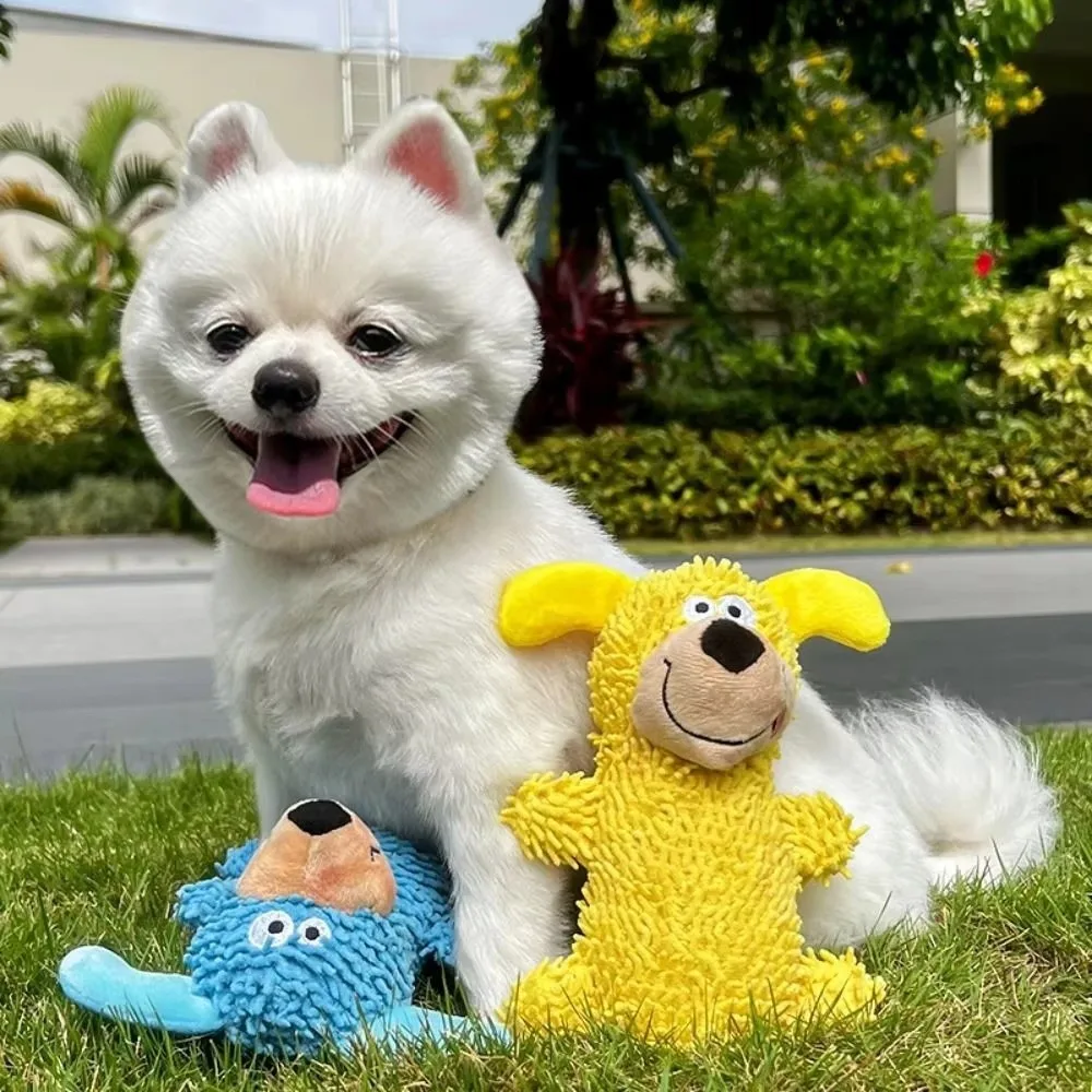 Cartoon Squeaky Dog Toy Bite-Resistant Creative Pet Shake Sound Toy Portable Wear-Resistant Pet 1005010710123738