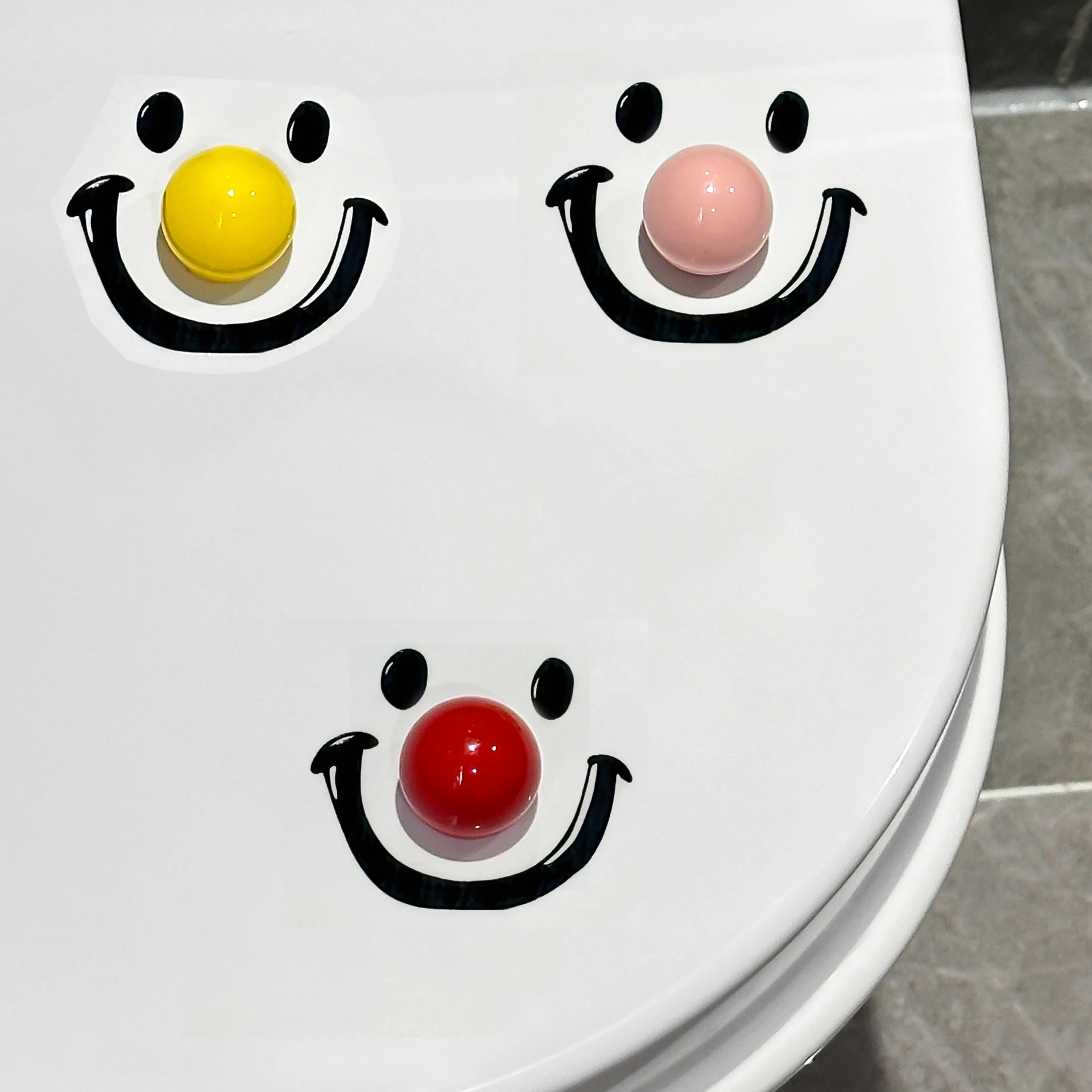 Cute Smiley Clown Toilet Seat Lifter, Touch-Free Sanitary Cat Paw Handle for Easy Hygienic Lift 1005010710185827