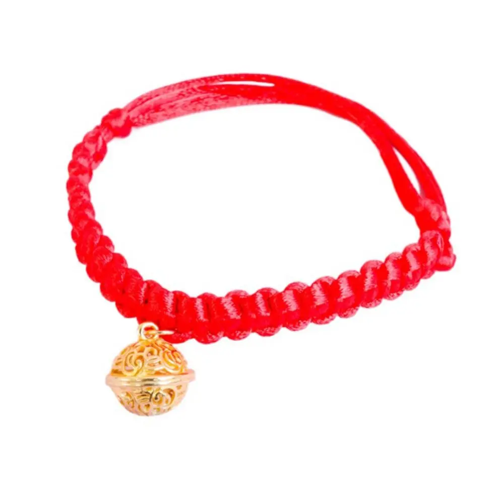 Traditional Red Rope Braided Cat Collar Adjustable Lucky Bless Weave Necklace Chinese Style Hand 1005010714667583