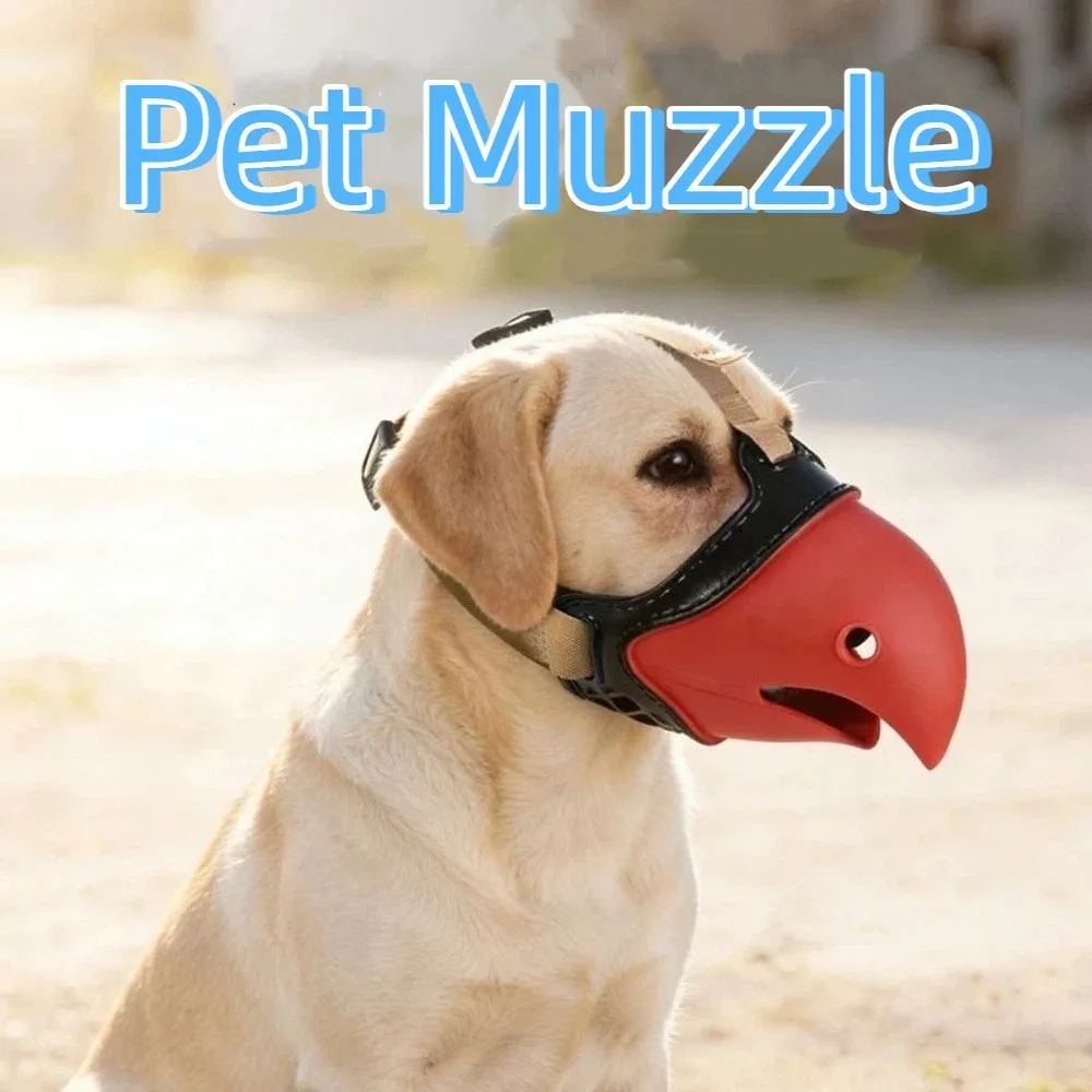 Anti Bite Dog Parrot Muzzle Strong Breathable Pet Mouth Mask with Frame Comfortable for Small 1005010716579839