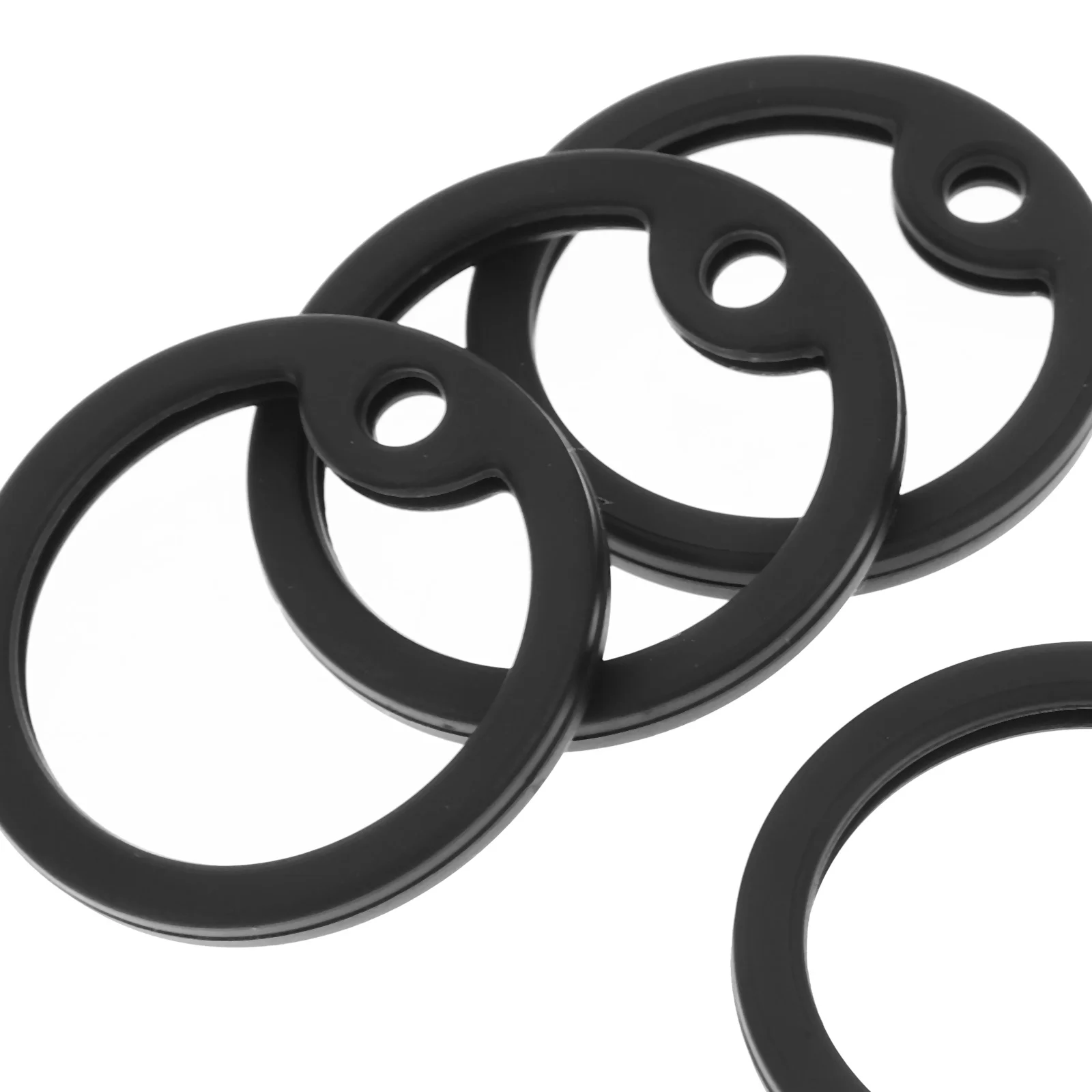 Silicone Silencers Round Military Id Tag Protector Pet Tag Covers for Dog Collar Edge Bumper (4 Pcs) 1005010726111682