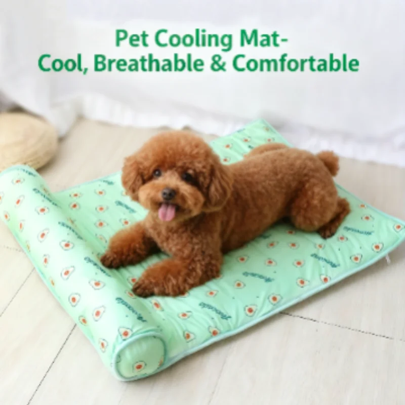 Cooling Dog Mat Summer Pad Breathable Pet Bed Sofa Washable Blanket for Small Medium Large Dogs And 1005010727099434