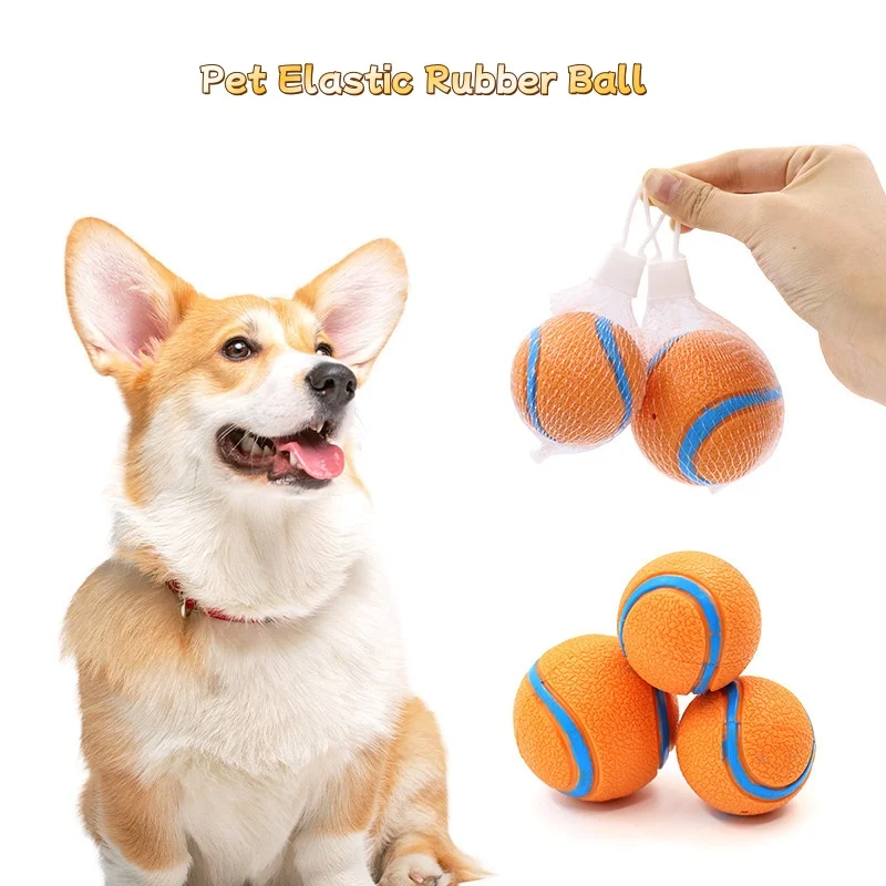 Tough Dog Toy Ball Chew Proof Elastic Jumping Fetch Ball for Large Medium Small Dogs Puppy Pet Chew 1005010727431621