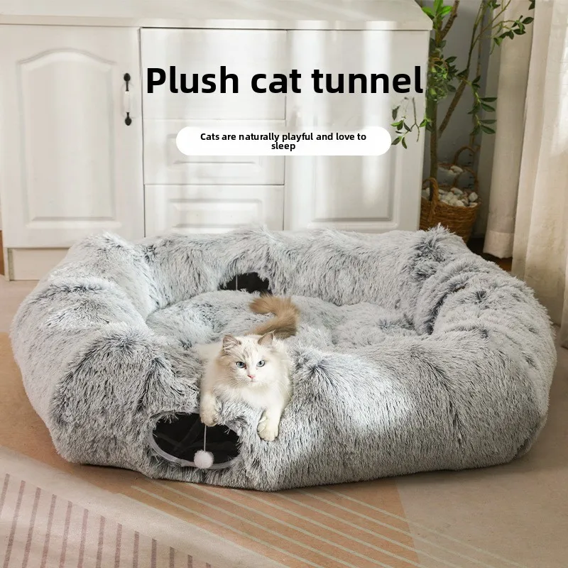 Cat tunnel cat cave cat nest winter warm cat tunnel pet supplies 1005010733614721
