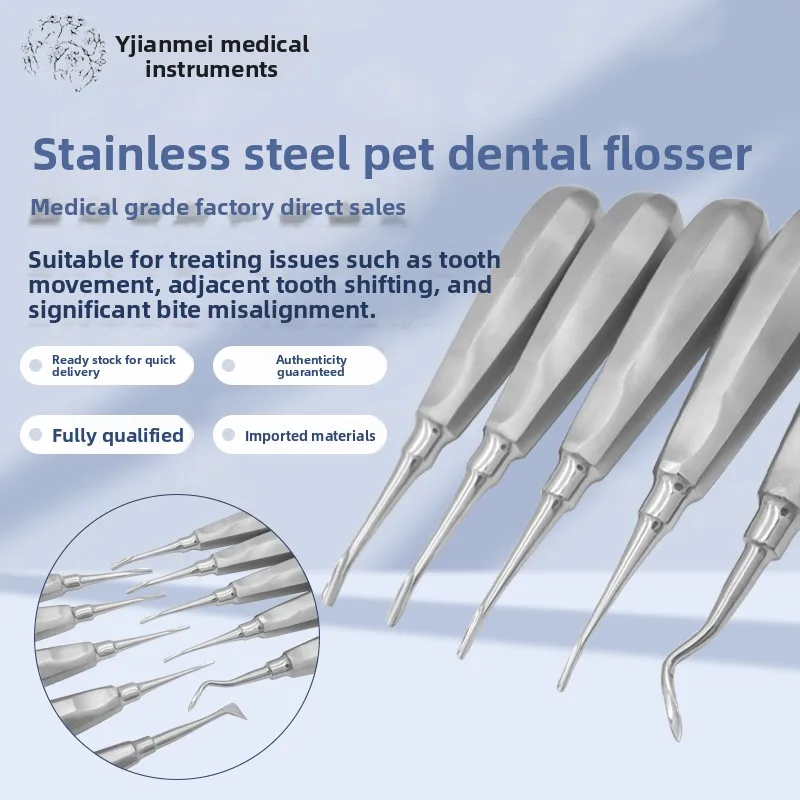 Pet Cat Dog Dental Extraction Instruments Elevators and Forceps for Clinic 1mm 2mm 3mm 4mm 5mm 1005010741622797