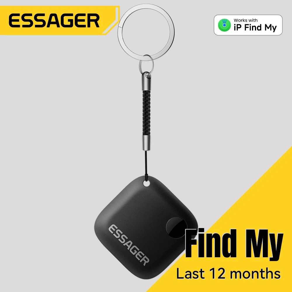 Essager Mini Gps Tracker for Ios System Find My App Airtag Smart Bluetooth Locator Dog Pet Finder 1005010745657210