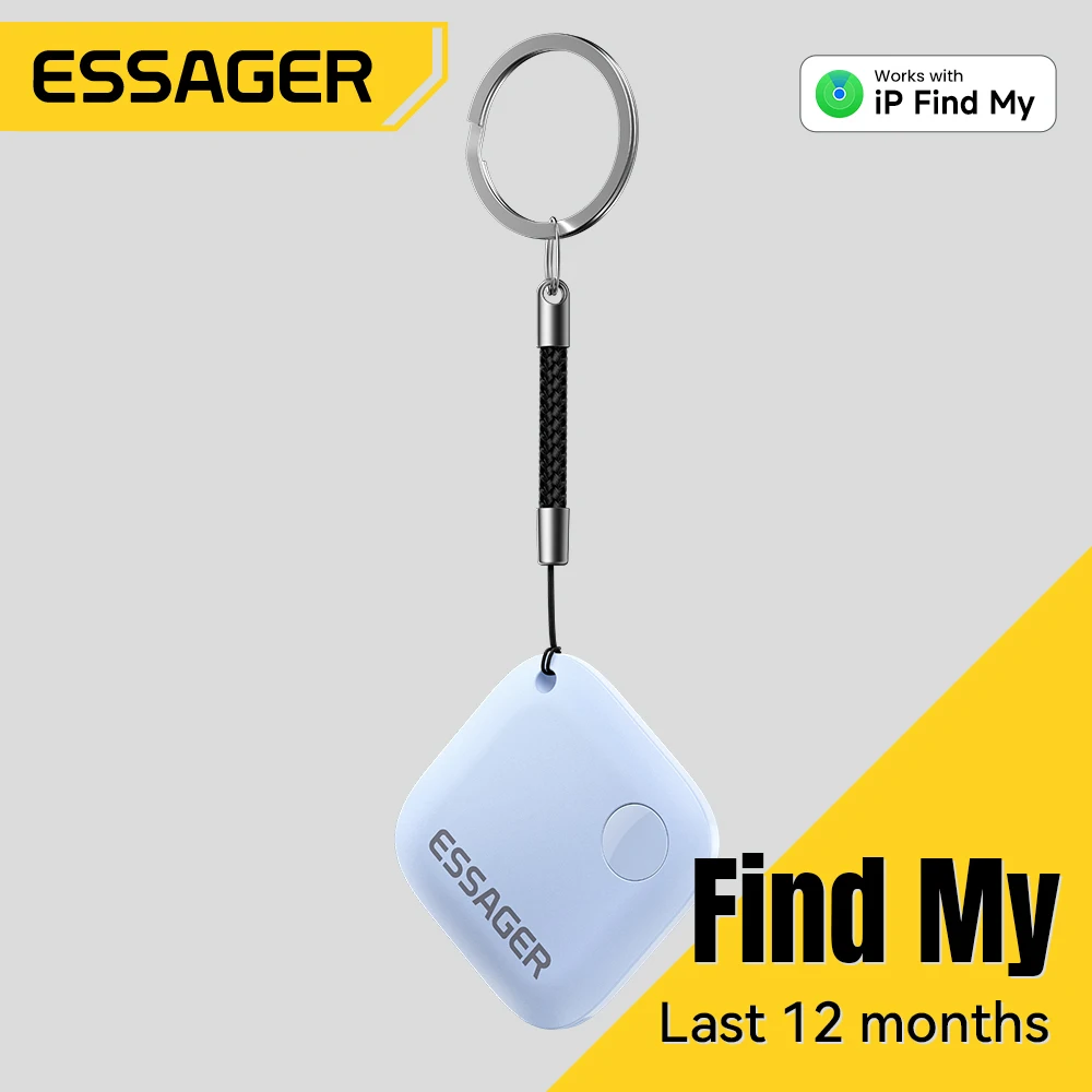 Essager Smart Bluetooth GPS Tracker Work with iOS System Find My App Air Tag Tracker Mini Locator 1005010746956970
