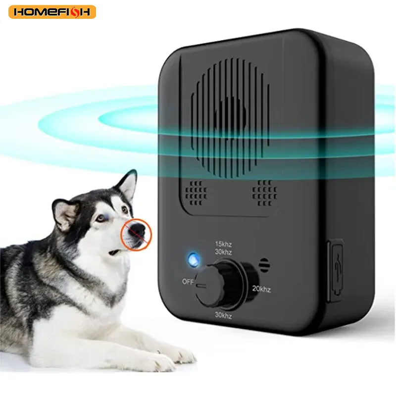 HOMEFISH Ultrasonic Barking Stop Device Dog Driving Device Noise Prevention Training Device 1005010749182249