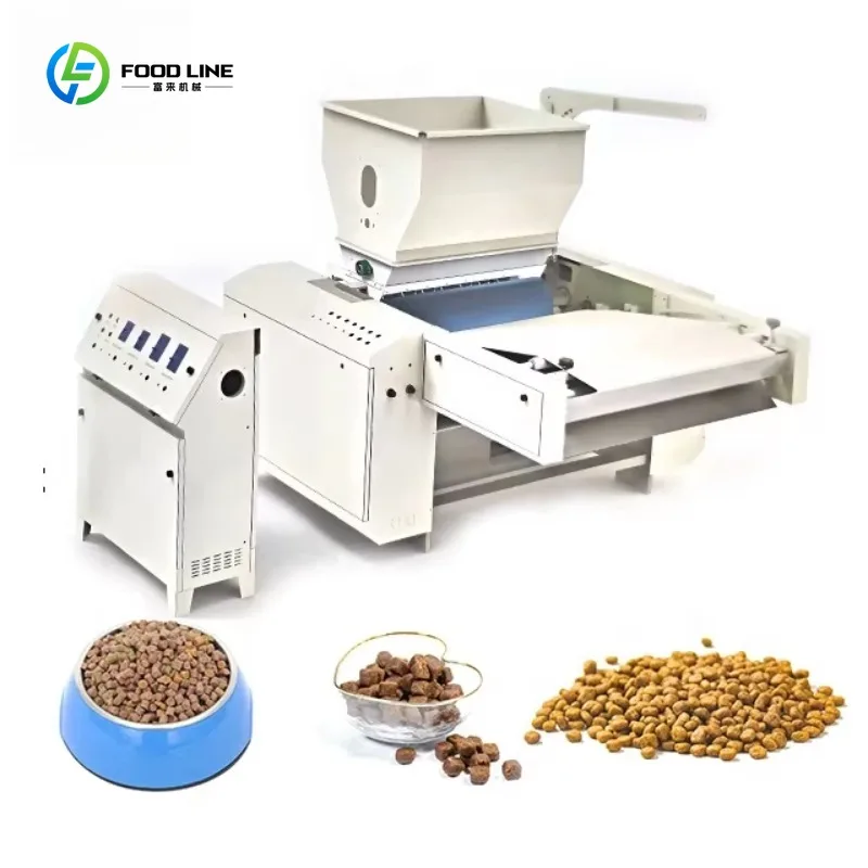 Customized New Automatic Pet Treat Cold Pressed Twin Screw Extruder Plant With Engine & Motor High 1005010749544735