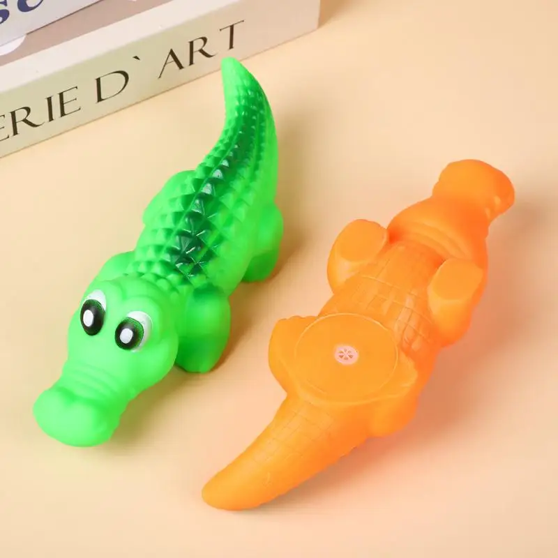 Squeaky Rubber Crocodile Dog Toy – Durable Chew & Play Pet Toy For Dogs 1005010750263234
