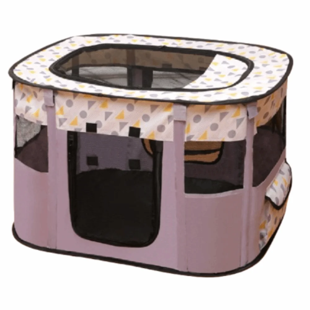Comfortable Portable Pet Playpen Breathable Removable Cat Delivery Room Collapsible Waterproof 1005010752488472