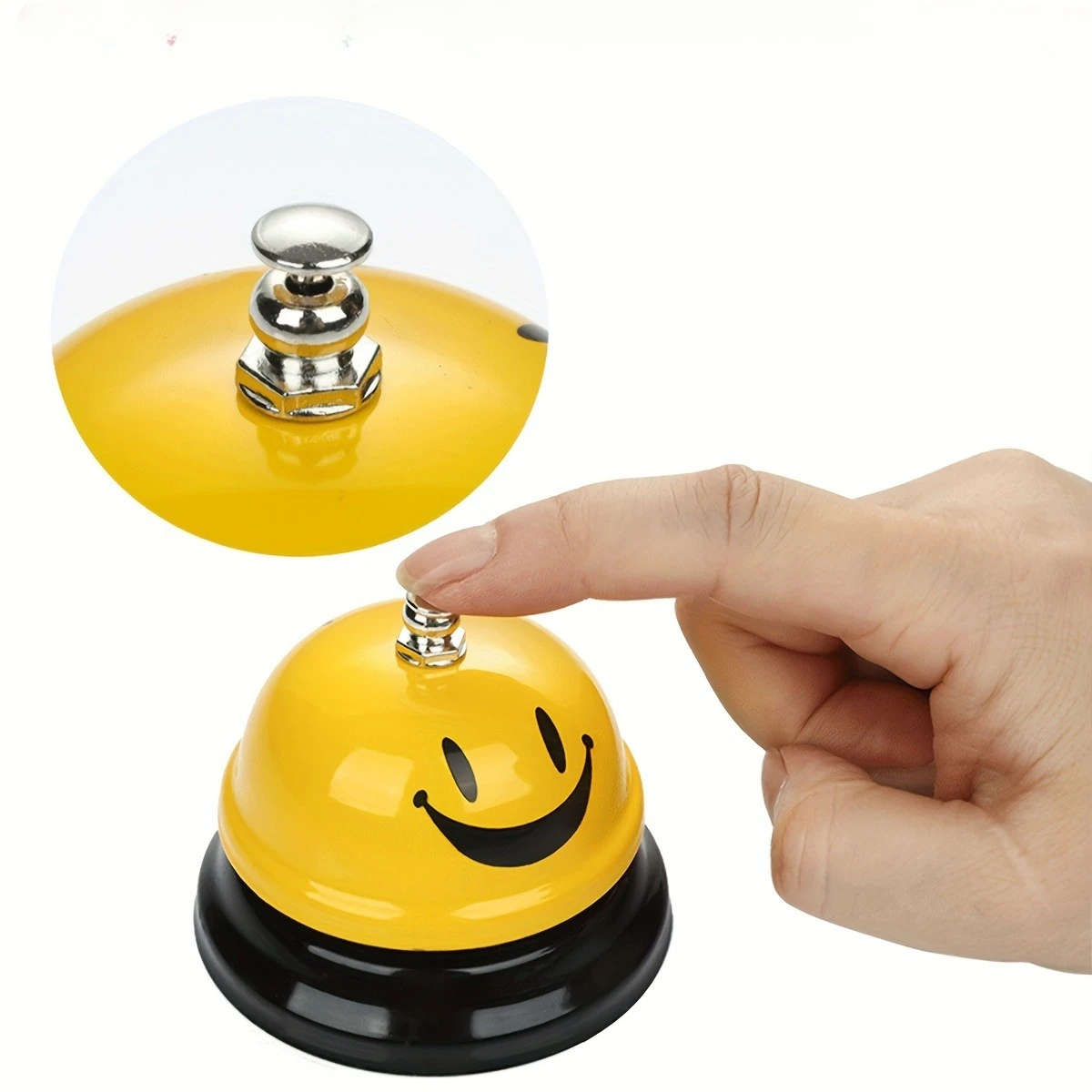Smiling Face Bell, Pet Call Bell/Bar Alert Bell, Summons Bell Table Bell, Response Bell Responder 1005010754977843