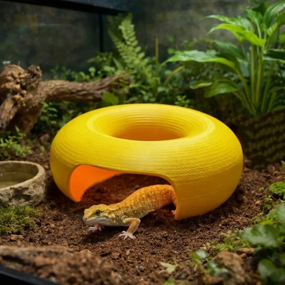 Unique Reptile Shelter Creative Landscaping Snake Hide Plastic Multi-Functional Hidden Cave Shelter 1005010755808371