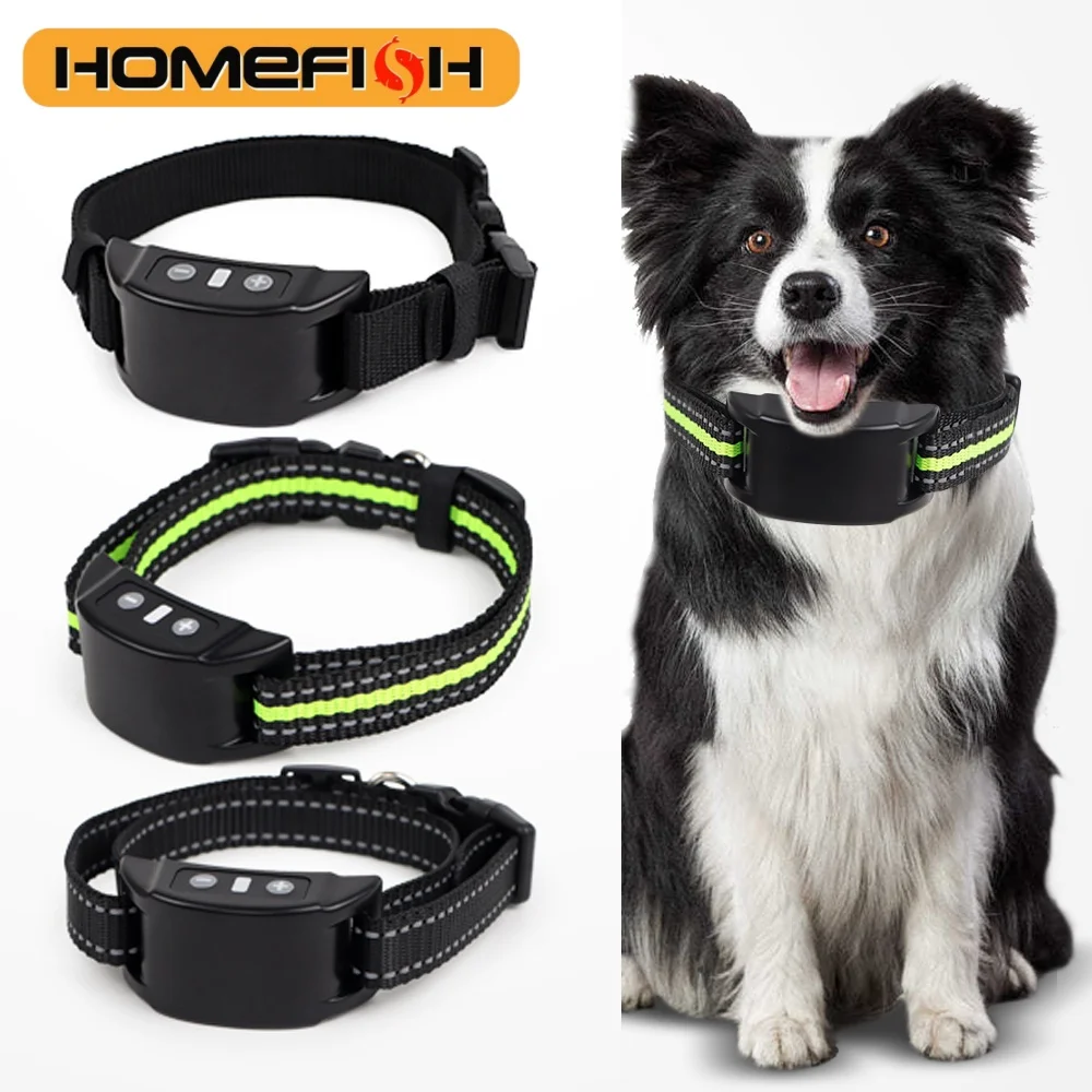 Automatic Dog Stop Barker Electric Pet Dog Collar Ultrasonic Barking Stoper Shock Collar 1005010756381167