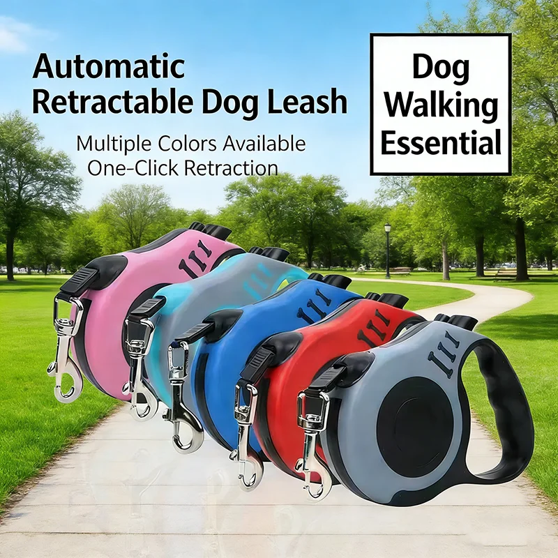 Automatic Retractable Pet Leash Durable Nylon Dog Walking Rope Adjustable Cat Traction Rope Anti 1005010761874885