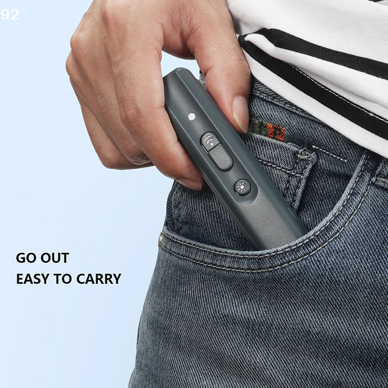 Ultrasonic Dog Repeller Anti Barking and Bite Device USB Rechargeable Portable Dog Trainer with LED 1005010769282546