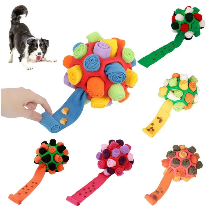 Dog Sniffing Ball Innovative Pet Shaking Training Toys for Pet Training Tooth Cleaning Puppy Chew 1005010776392686
