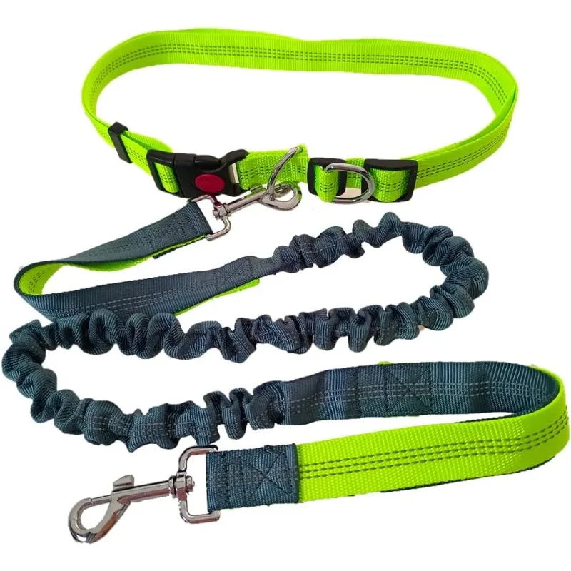 Hand Free Dog Leash Adjustable Waist Belt Chest Strap Traction Rope Pet Walking Running 1005010776419201