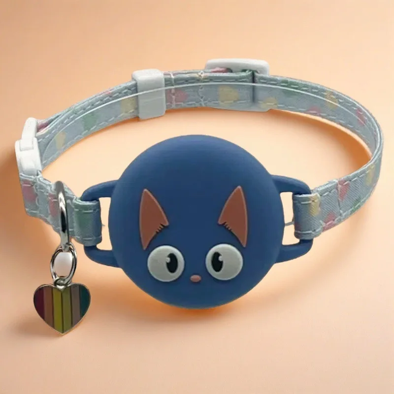 Outdoor Luminous Anti Slip Lost Cat Collar Suffocation Silicone Protective Cover for Kittens 1005010776469035