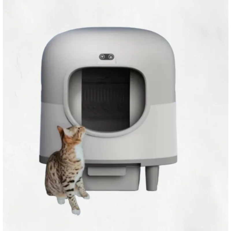 Automatic Cat Litter Box, Large Capacity Self-Cleaning Cat Toilet with APP Control 1005010776730696