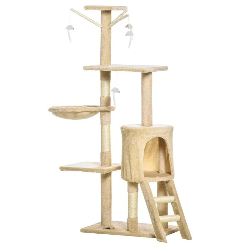 Cat Tree Suitable for Pet Toys，condo, Jump Platforms, Hanging Toys for Cats 1005010777436537