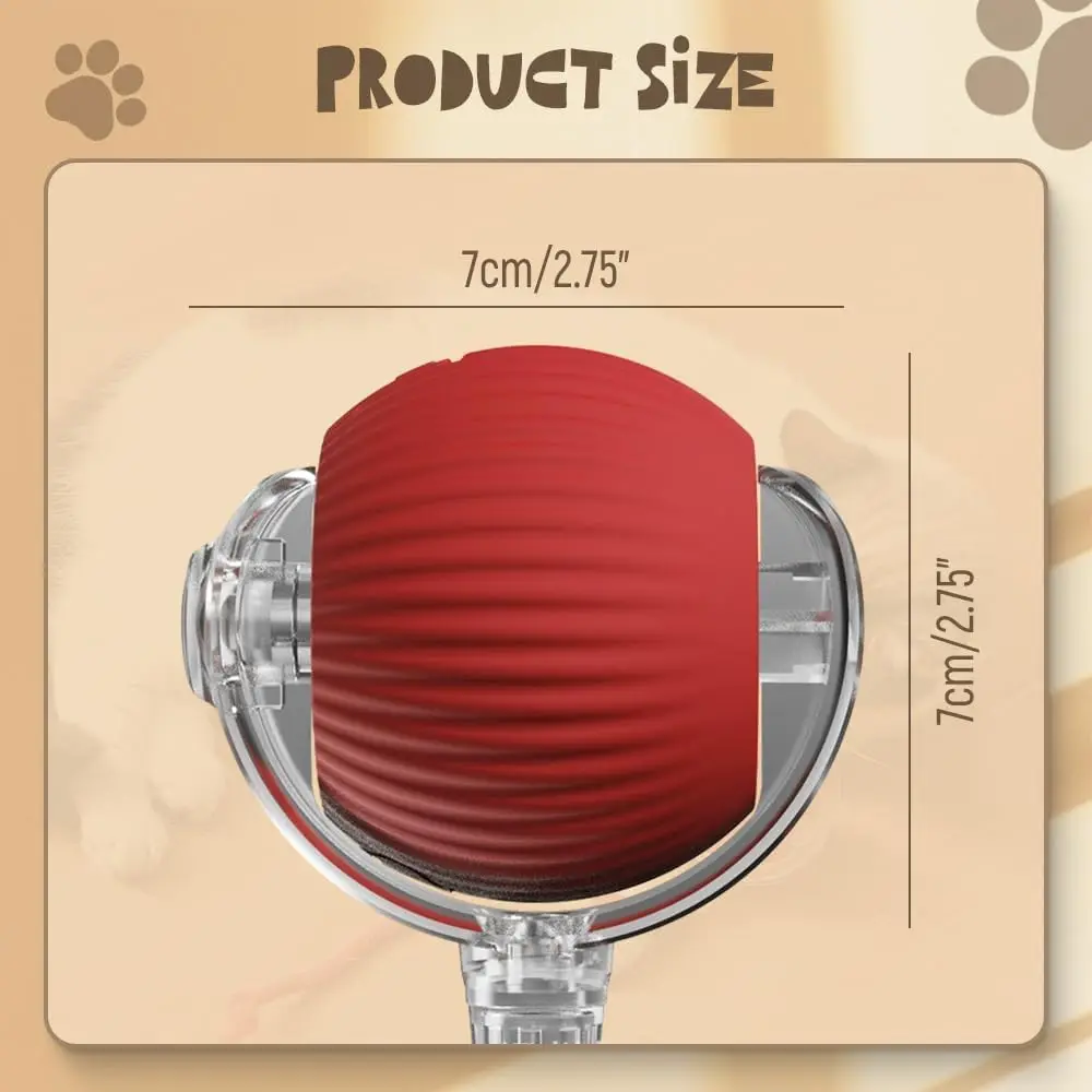 2026 Interactive Rolling Dog Ball Self-Moving Automatic Cat Toy 360° Smart Autonomous Dog 1005010777852489