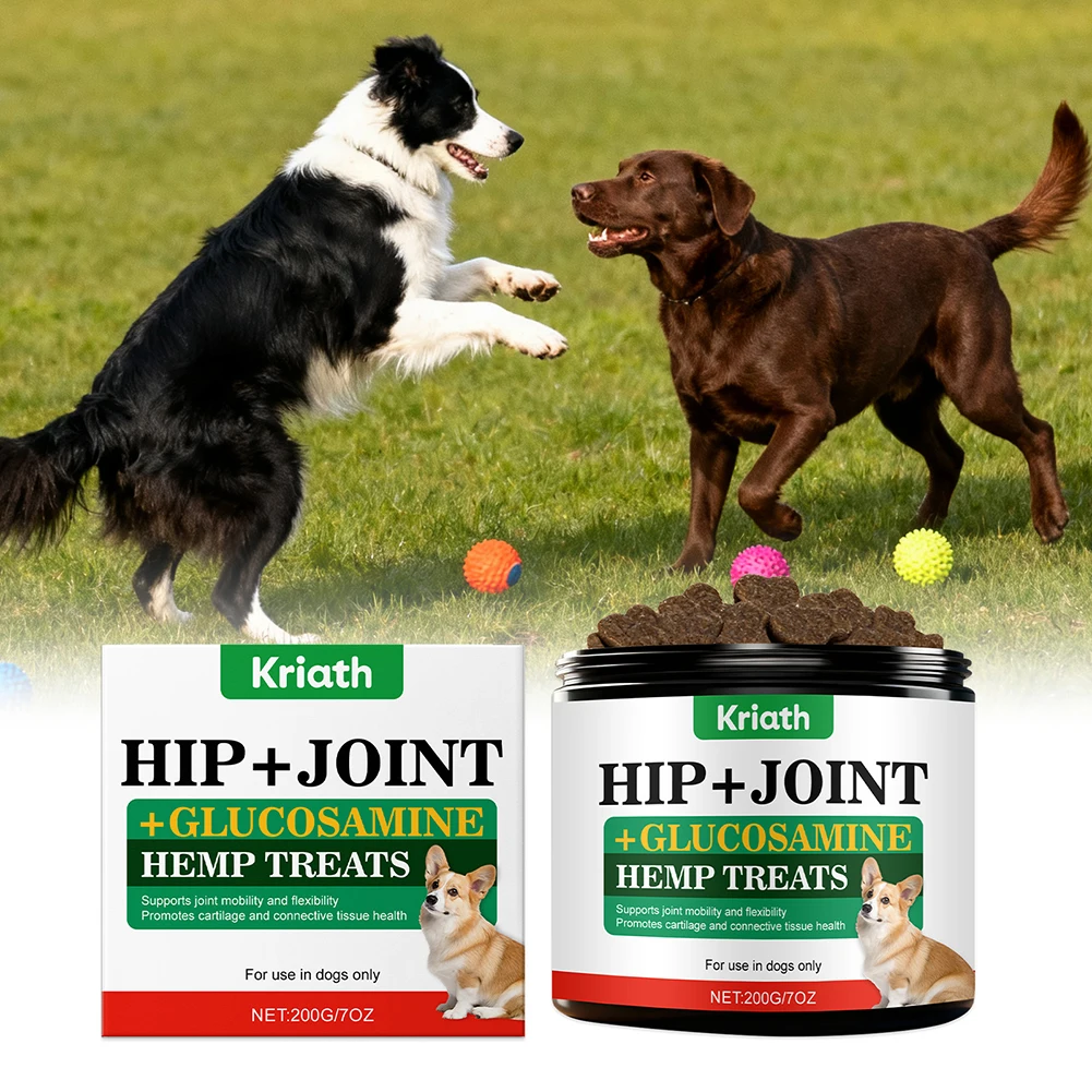 Dog Joint Supplement Soft Chews for Senior Dogs Natural Support for Improved (200g) 1005010788404806
