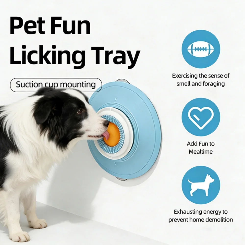 Dog Licking Toy Slow Feeder Interactive Toy Feeding Accessory for Dogs Cat Puppy Kitten Training 1005010788763219