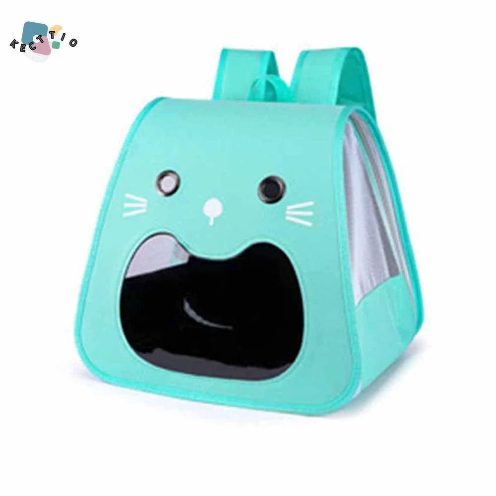 Foldable Cat Carrier Bag Large Capacity Collapsible Kitten Carrying Bag Hands-Free Adjustable Strap 1005010790176625