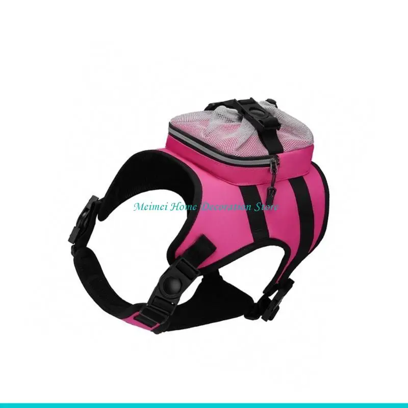H7BF Dog Vest Harness for Training Walking Backpack for Large Small Dogs 1005010793484333