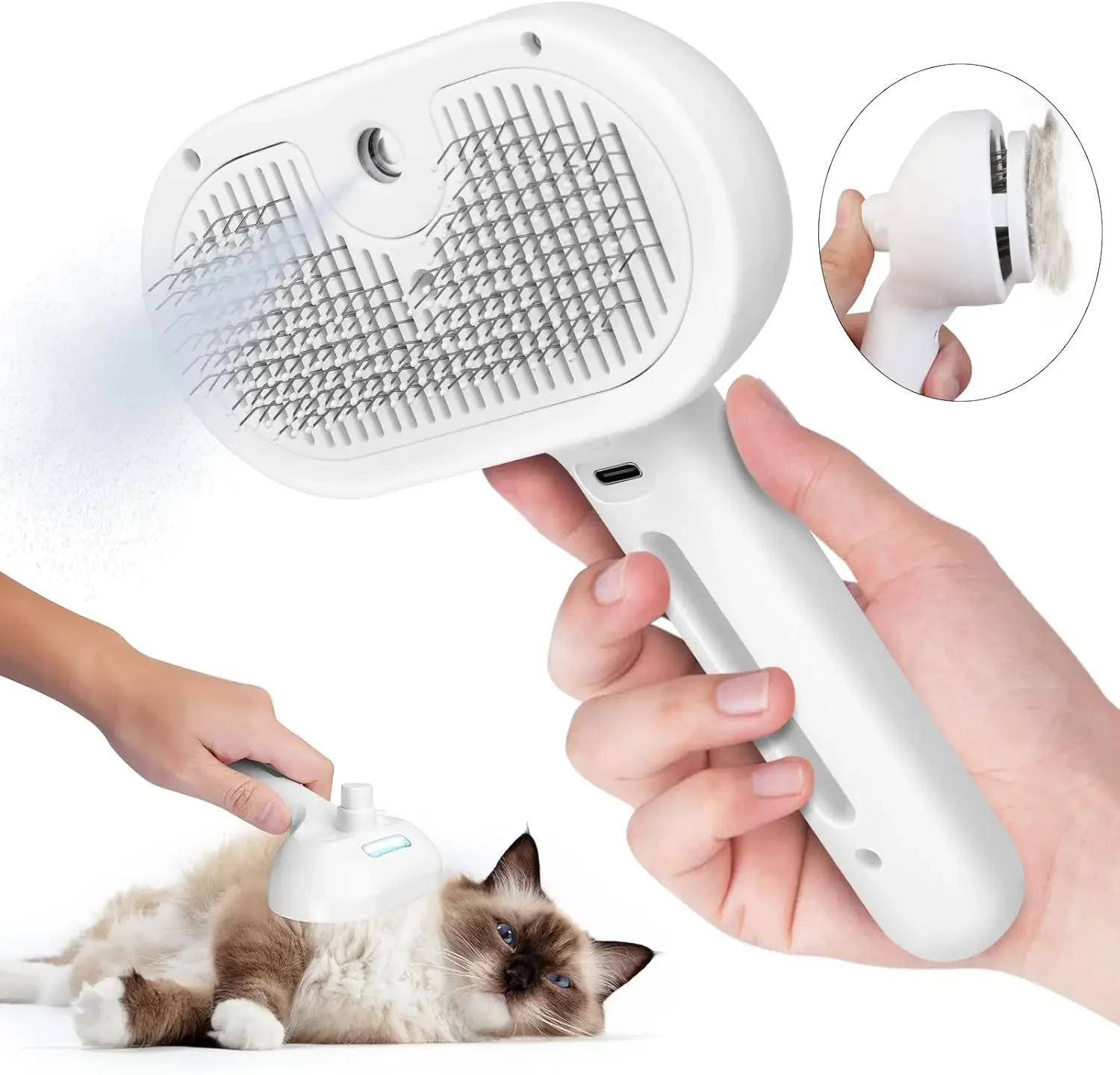 Pet Spray Grooming Comb Remove Floating Hair Fluffs Hair Water Steam Styling for Dogs Cats 1005010794460789