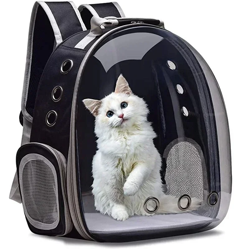 Portable Cat Pet Carrier Backpack Transparent Capsule Bubble Small Animal Puppy Kitty Breathable 1005010796964264