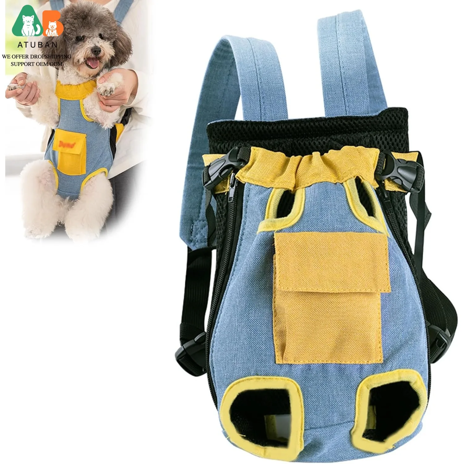 ATUBAN Pet Dog Front Carrier Backpacks 1005010798115234