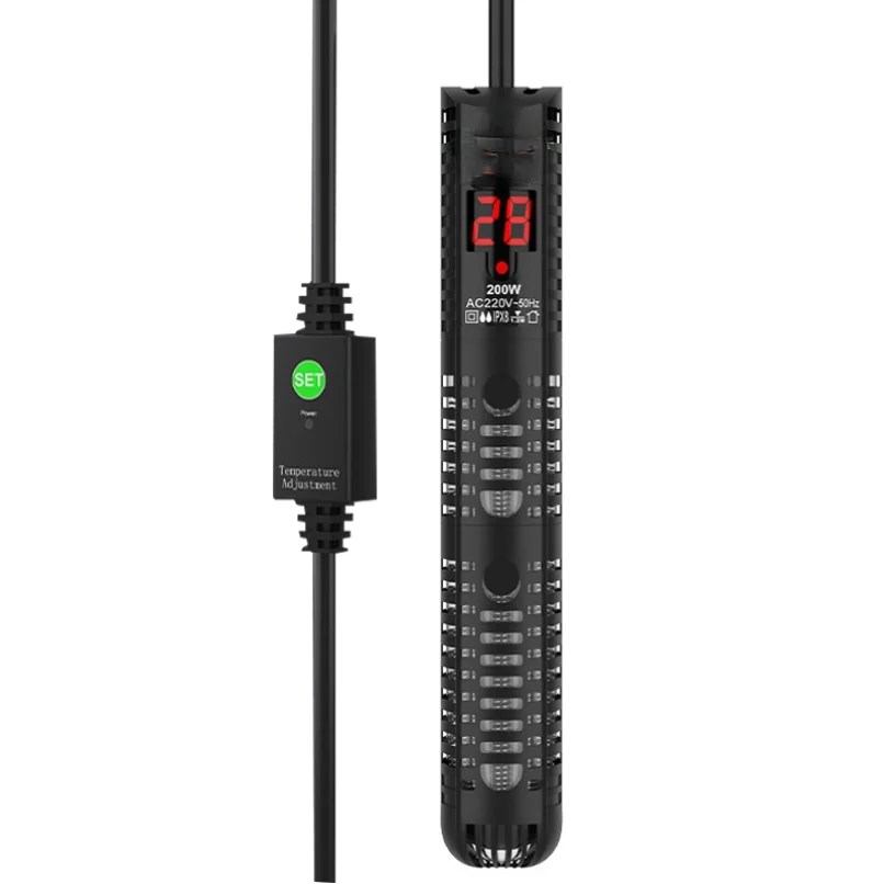 Aquarium Heater Fish Tank LCD Display Digital Thermostat Submersible Water Heating Rod Constant 1005010798311763