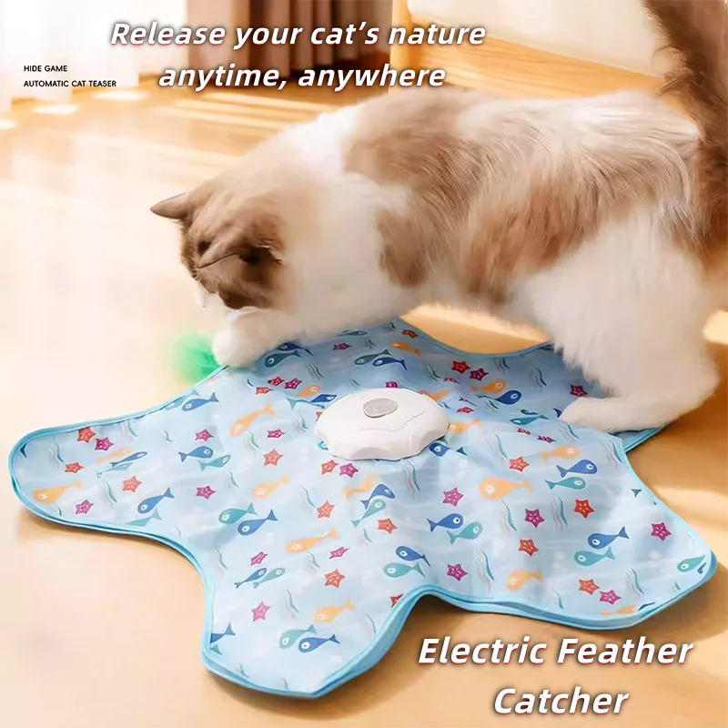 Electric Cat Turntable Pet Toy Self-Stimulating and Relieving Boredom Automatic Intelligent Cat 1005010800337829