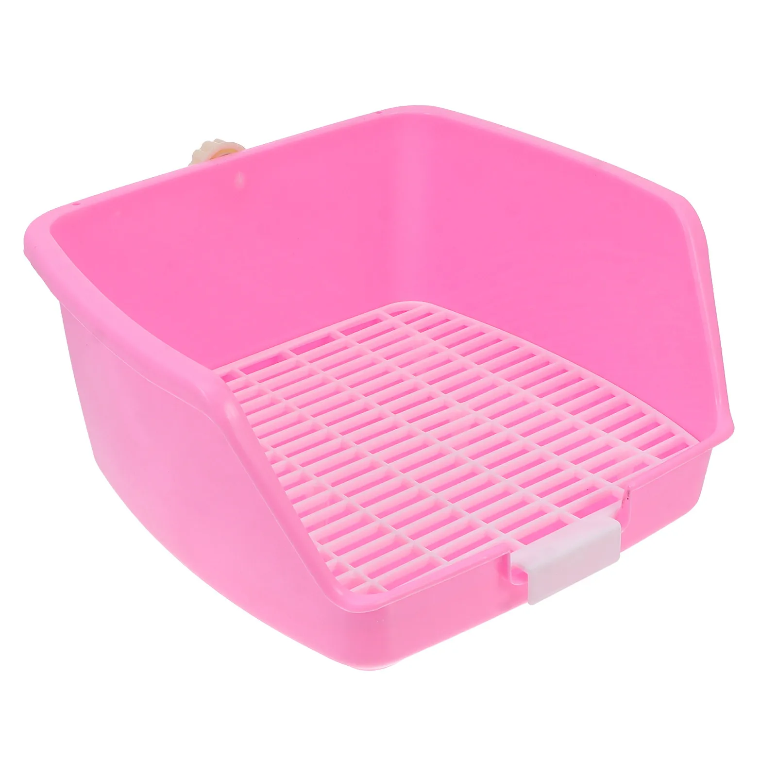 Small Pet Toilet for Rabbit Chinchilla Guinea Pig Ferret Bunny Litter Box Detachable Grids (1Pcs) 1005010804848828
