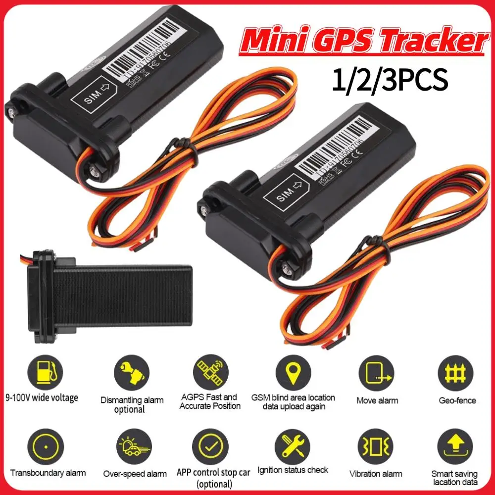 1/2/3PCS Car GPS Locator Real-Time Tracking Global Tracker Universal Car Anti Theft AGPS Locator 1005010806031919