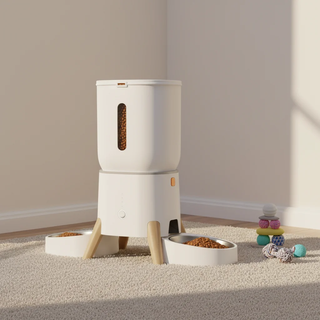 5L Pet Intelligent Feeder, App-controlled Remote Feeding Machine 1005010806138411