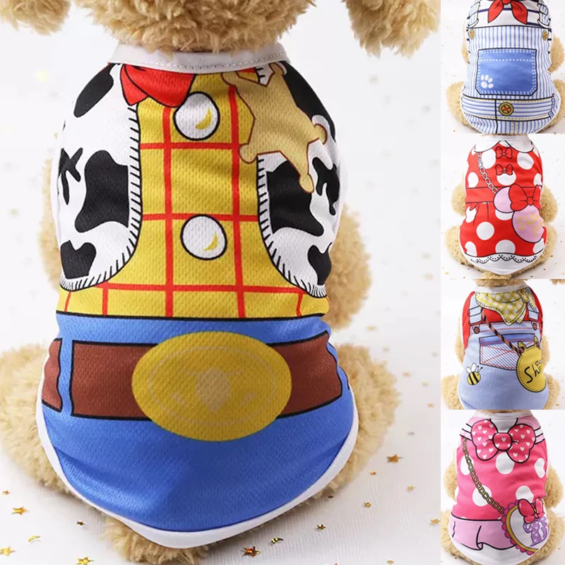 Pet Dog Clothes Cartoon Clothing Puppy Dogs Soft Vests Summer Shirt Casual T-Shirt for Small Pet 1005010811366731