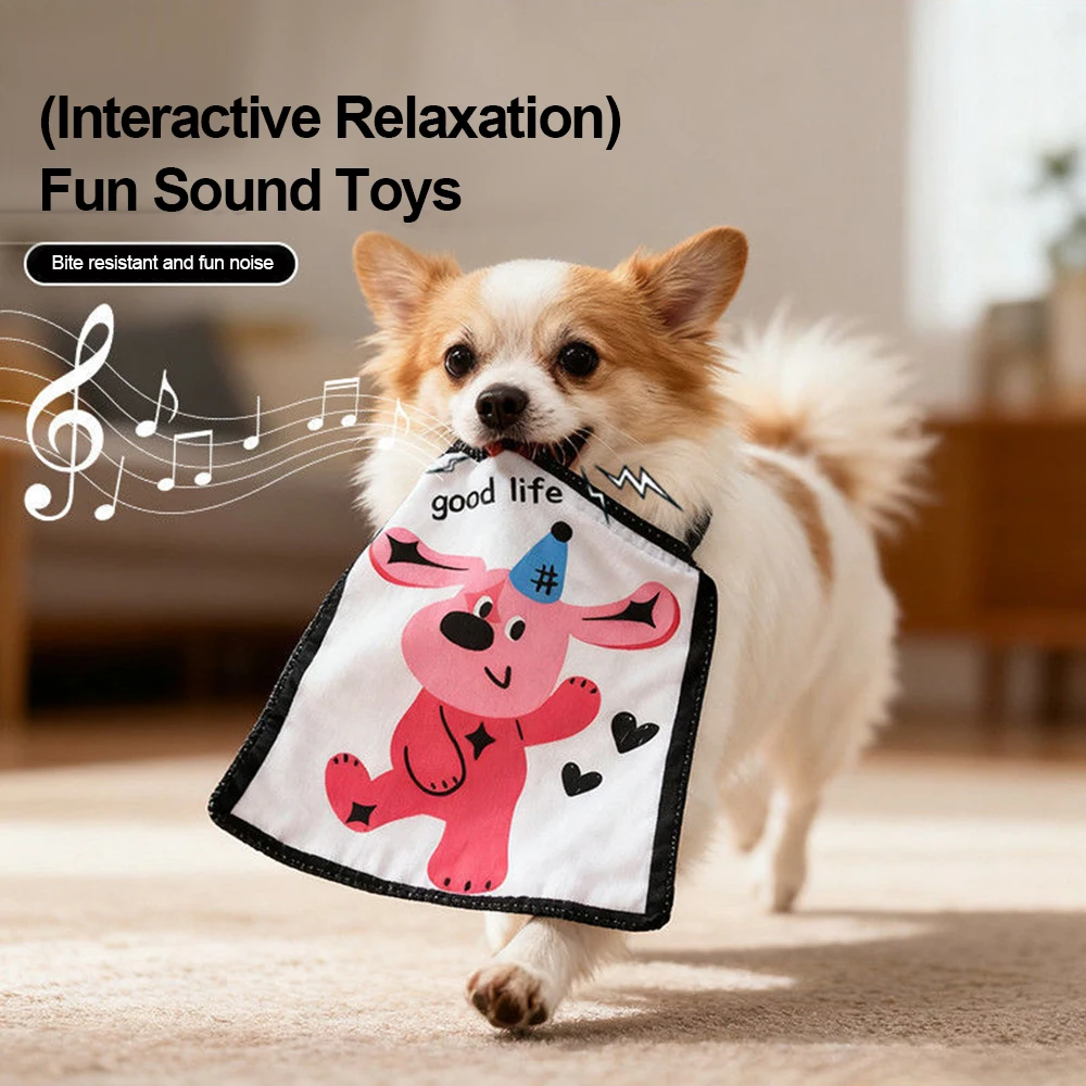 Pet Dog Chew Toys Crinkle Paper Squeaky Boredom Buster Dog Entertainment for Small Medium Breeds 1005010812586937