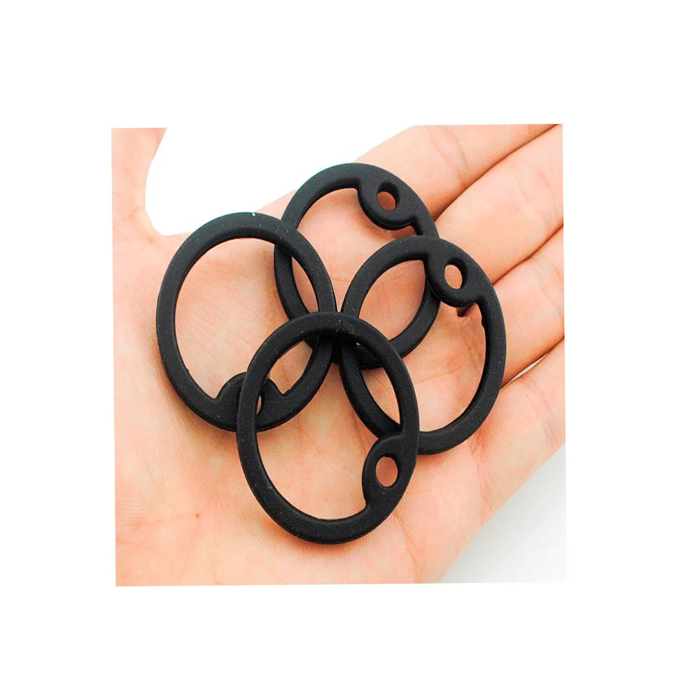 100pcs Professional Dog Tag Mufflers Silicone Useful Circle Universal Rubber Mufflers for Pet Dog 1005011530103605