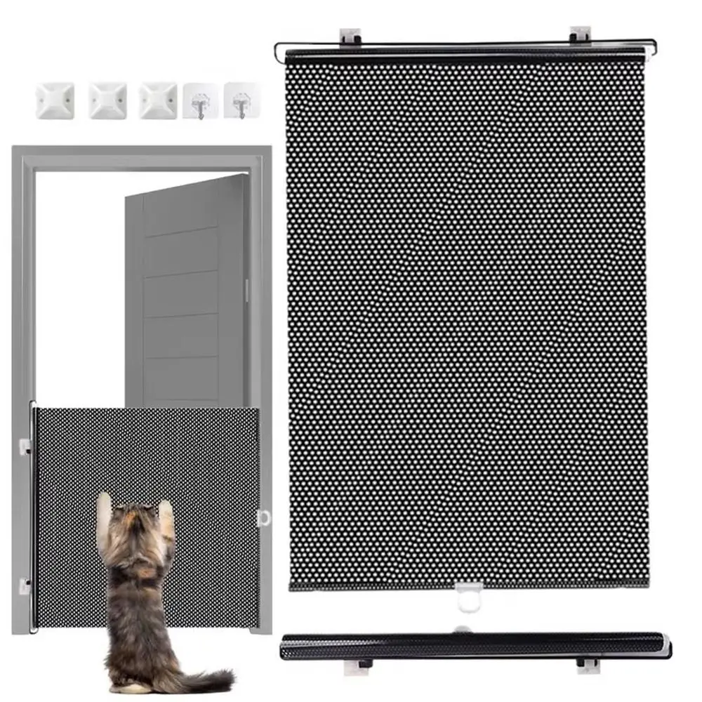 Retractable Pet Fence Barrier with Universal Hooks Folding Baby Safe Guard Door Easy Installation 1005011530344657