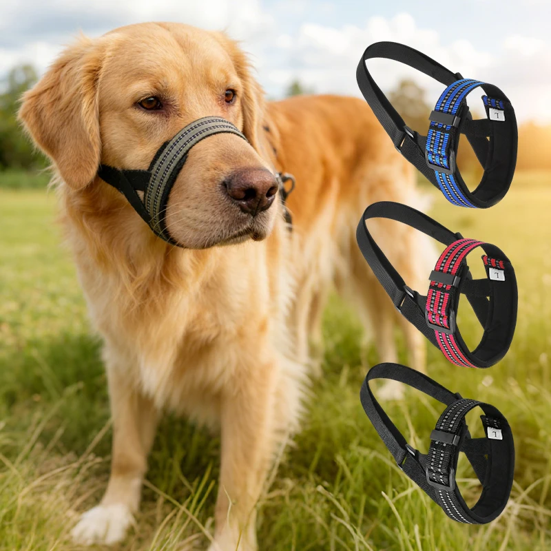 Tactical Outdoor Dog Muzzle for Large Dogs Bite Proof Anti Bark Pet Anti-barking dog tactical 1005011531067800
