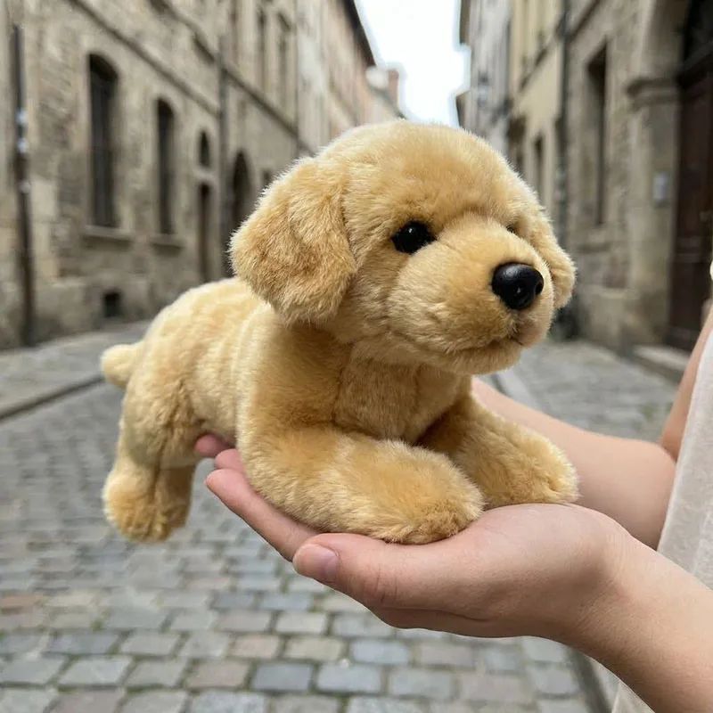 Realistic Golden Retriever Plush Toy Soft Lifelike Stuffed Animal Dog Doll Home Decor Kids Adults 1005011535319754