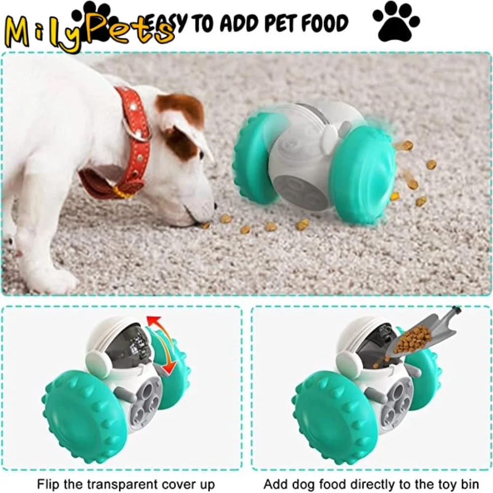 Robot Shaped Dog Puzzle Toys Brain Game Food Maze Feeder Dogs Interactive Treat Toy Dispenser Slow 1005011536099243