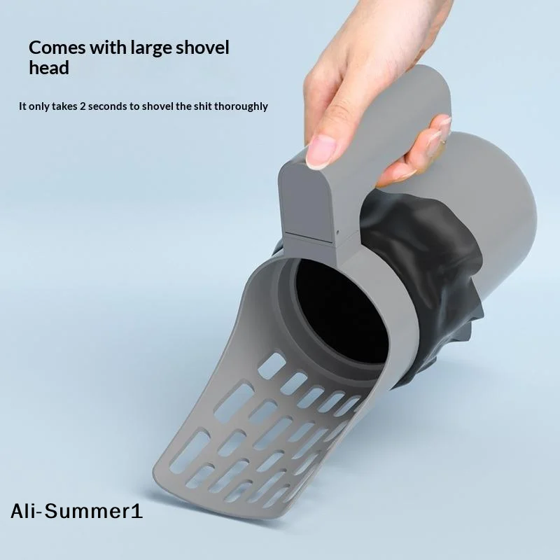 New Cat Litter Shovel Scoop with Refill Bag for Pet Filter Clean Toilet Garbage Picker Cat Supplies 1005011539566156
