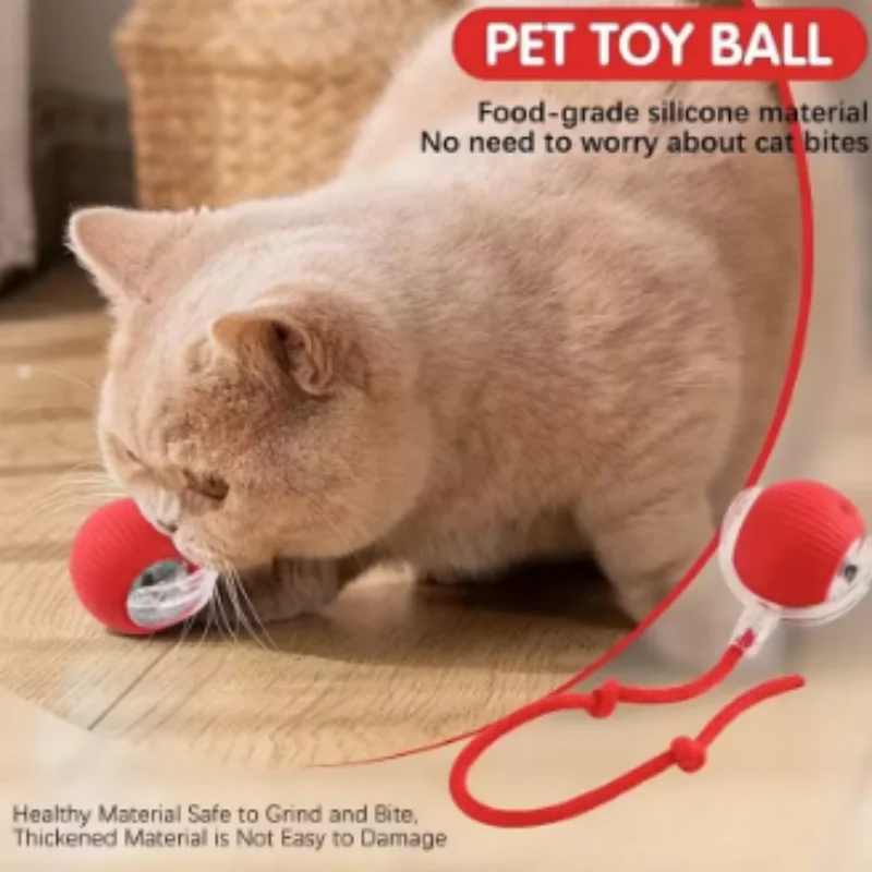New Dog Interactive Ball Toy, automatic Rolling Dog Ball Rechargeable, smart Puppy Interactive Toy 1005011540966637