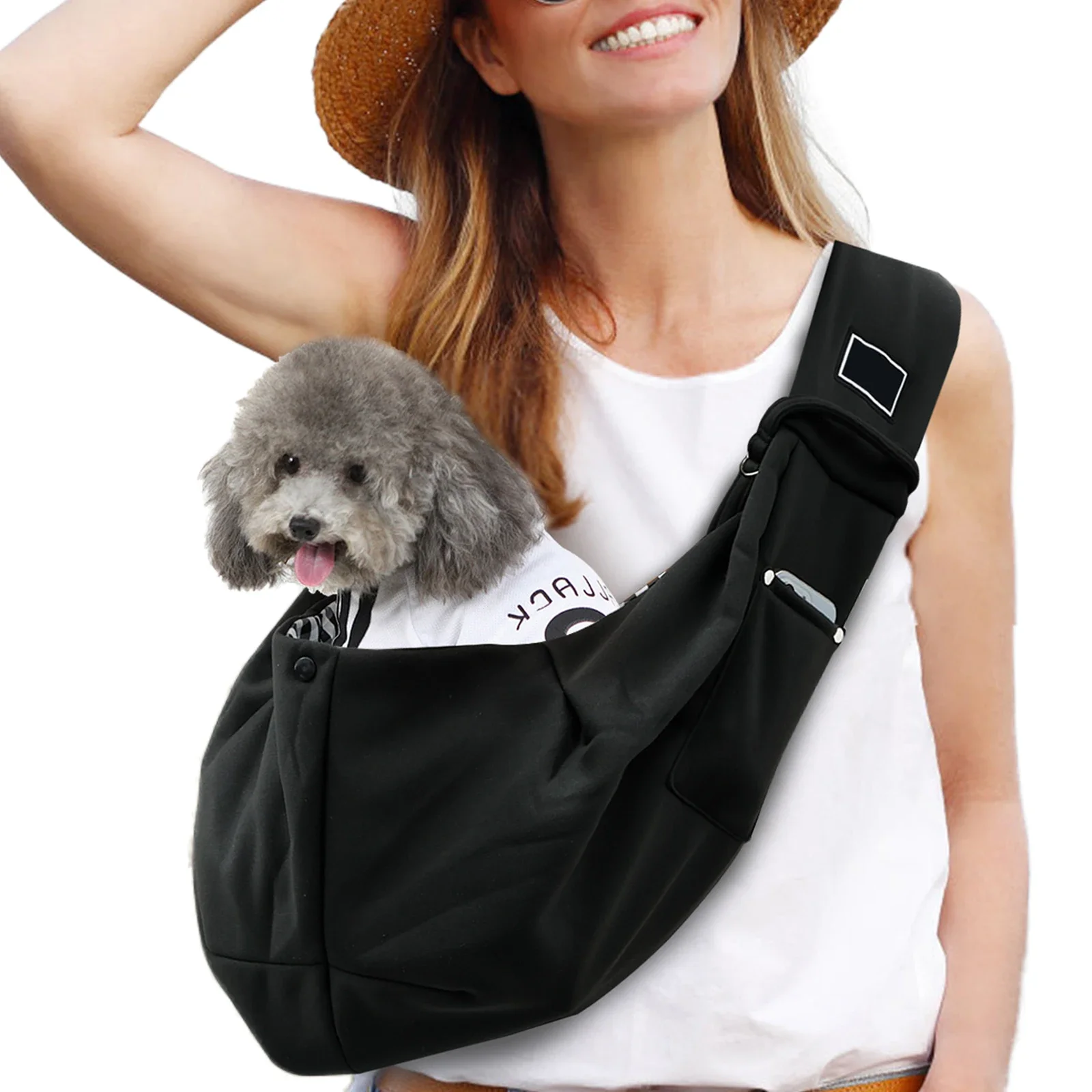 Dog Carrier Bag Pet Sling Shoulder Bag Comfortable Portable Travel Crossbody Outdoor Cat Puppy 1005011543613871