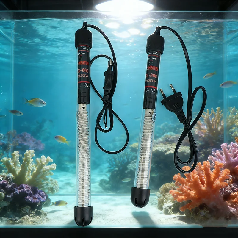 Aquarium Heater Euplug Adjustable Temperature Submersible 25-300W Glass Fish Tank Withthermostat 1005011552640264